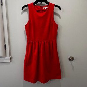 Madewell red cotton dress, size S
